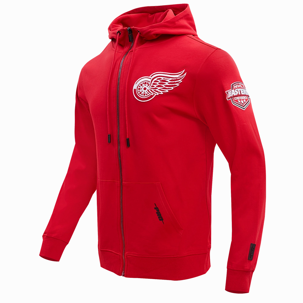 SUDADERA CON CIERRE NHL DETROIT RED WINGS CLASSIC CHENILLE
