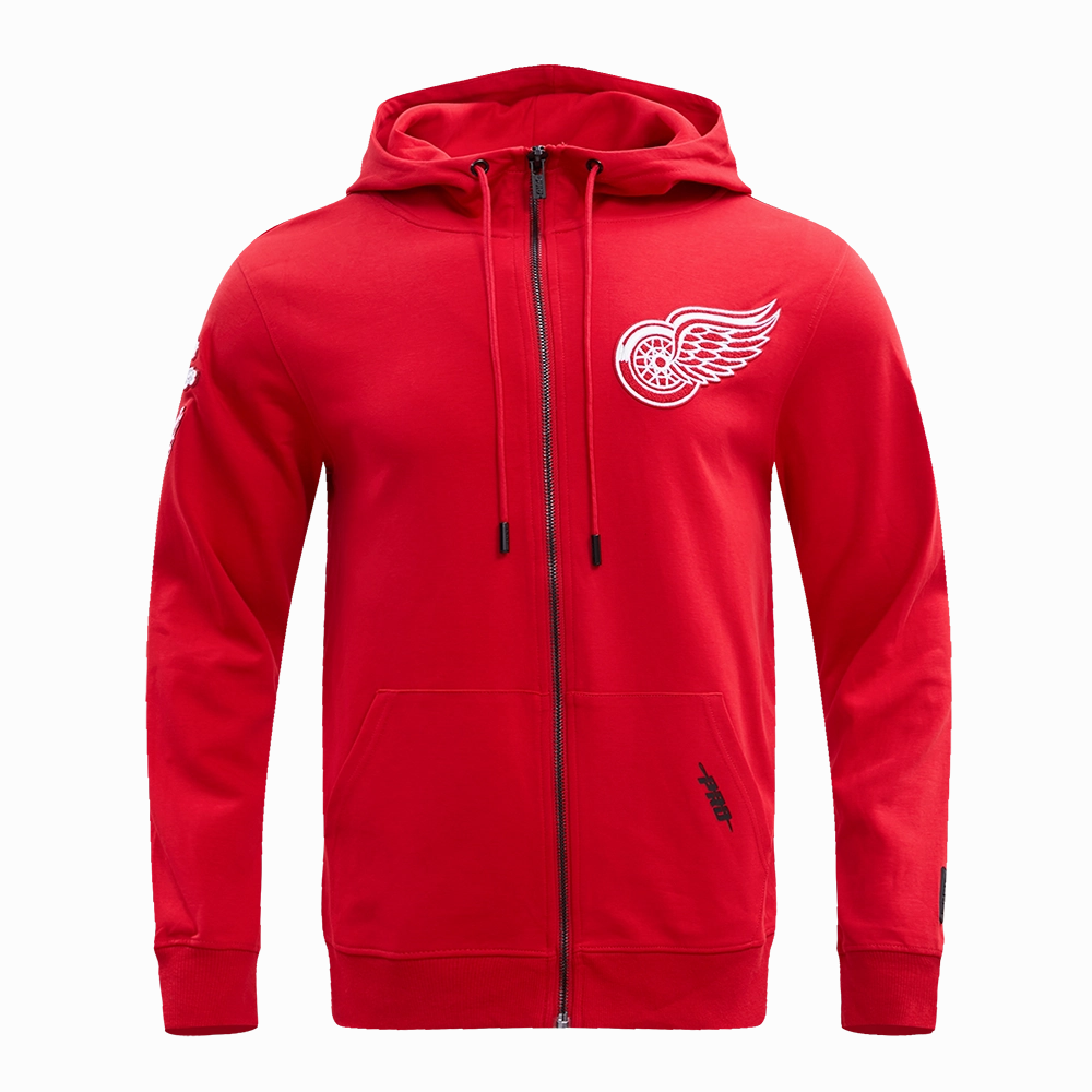 SUDADERA CON CIERRE NHL DETROIT RED WINGS CLASSIC CHENILLE