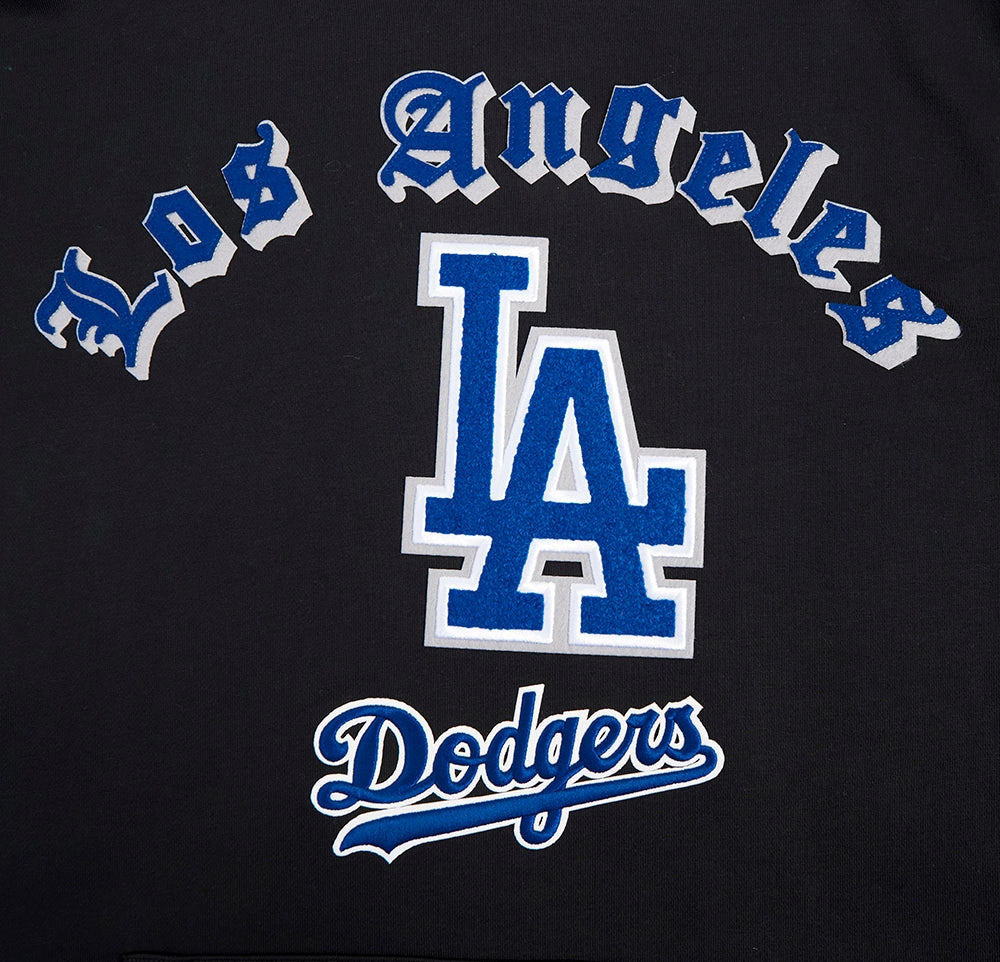 SUDADERA CON GORRO MLB LOS ANGELES DODGERS OLD ENGLISH