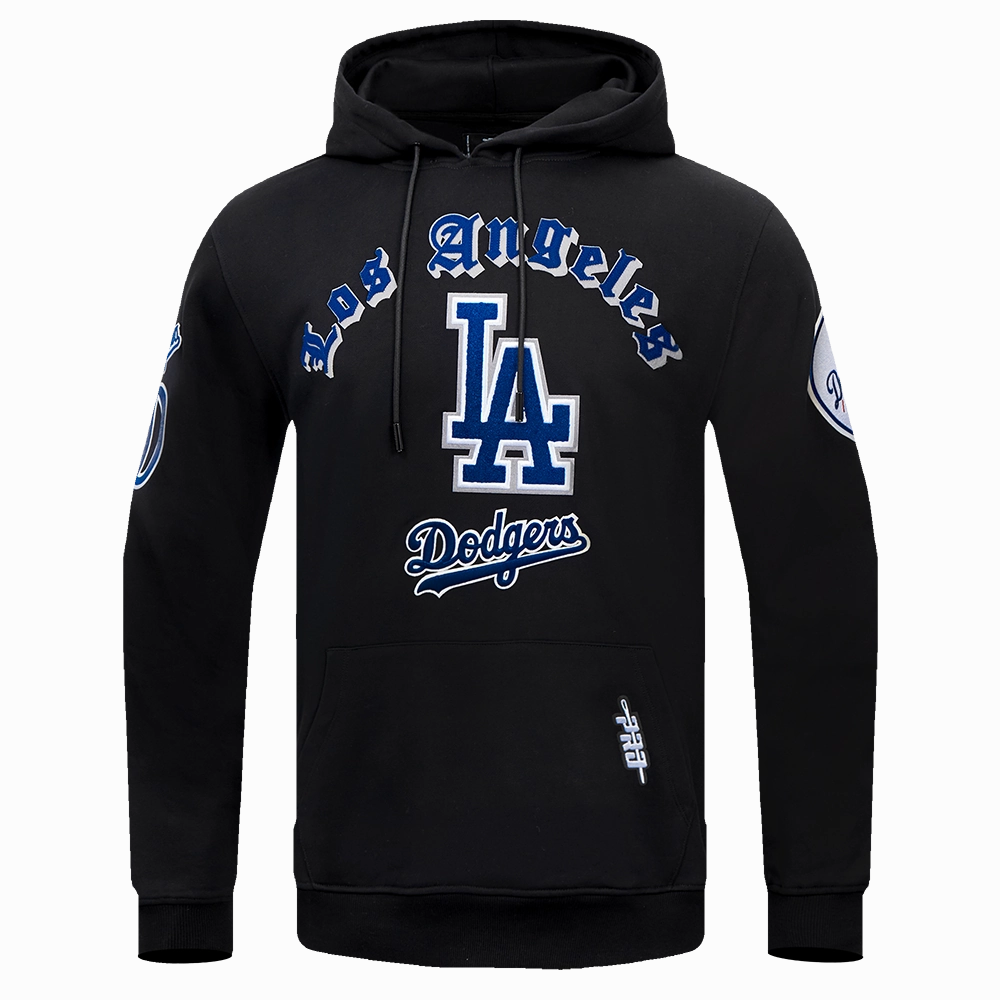 SUDADERA CON GORRO MLB LOS ANGELES DODGERS OLD ENGLISH