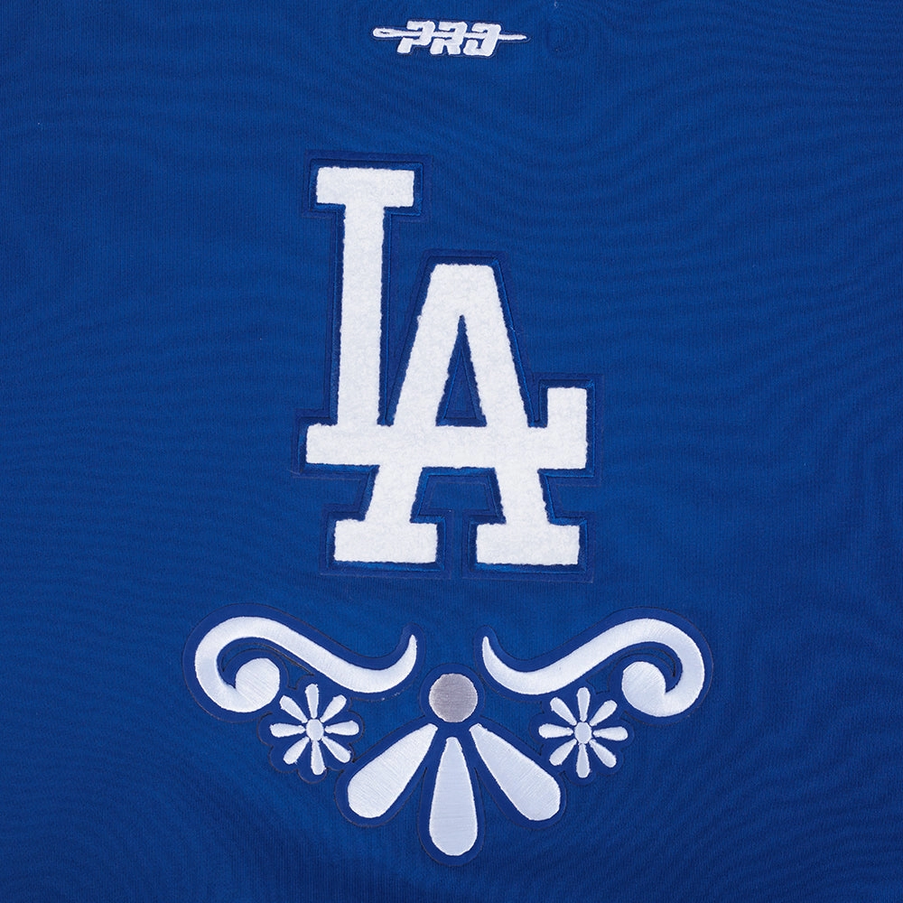 SUDADERA CON GORRO MLB LOS ANGELES DODGERS SUGAR SKULL PARA MUJER