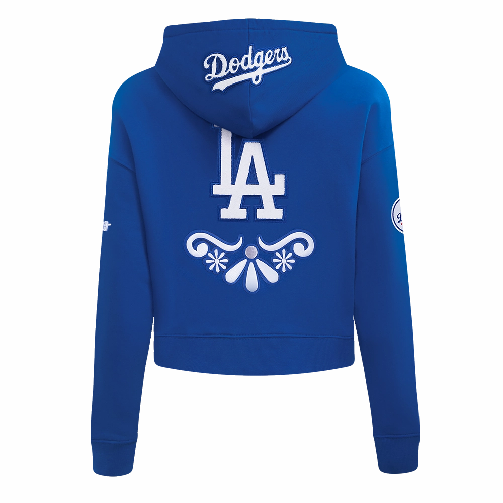 SUDADERA CON GORRO MLB LOS ANGELES DODGERS SUGAR SKULL PARA MUJER