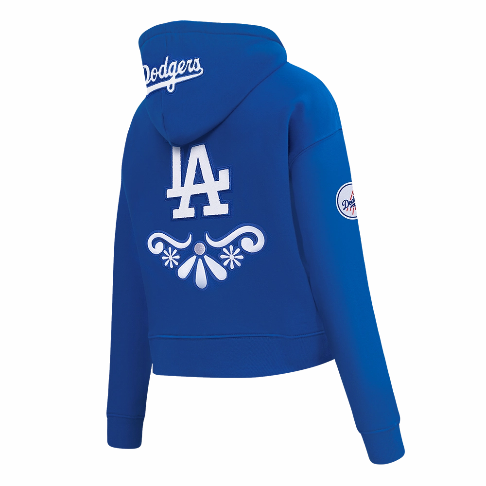 SUDADERA CON GORRO MLB LOS ANGELES DODGERS SUGAR SKULL PARA MUJER