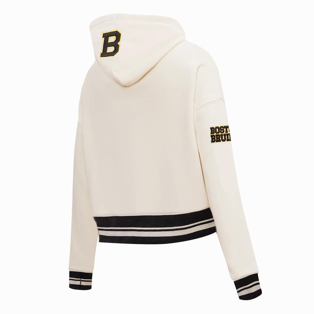 SUDADERA CON GORRO NHL BOSTON BRUINS RETRO CLASSICS PARA MUJER