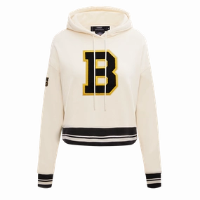 SUDADERA CON GORRO NHL BOSTON BRUINS RETRO CLASSICS PARA MUJER