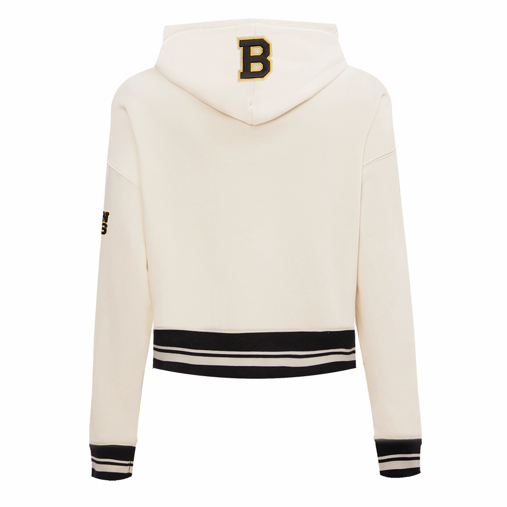 SUDADERA CON GORRO NHL BOSTON BRUINS RETRO CLASSICS PARA MUJER