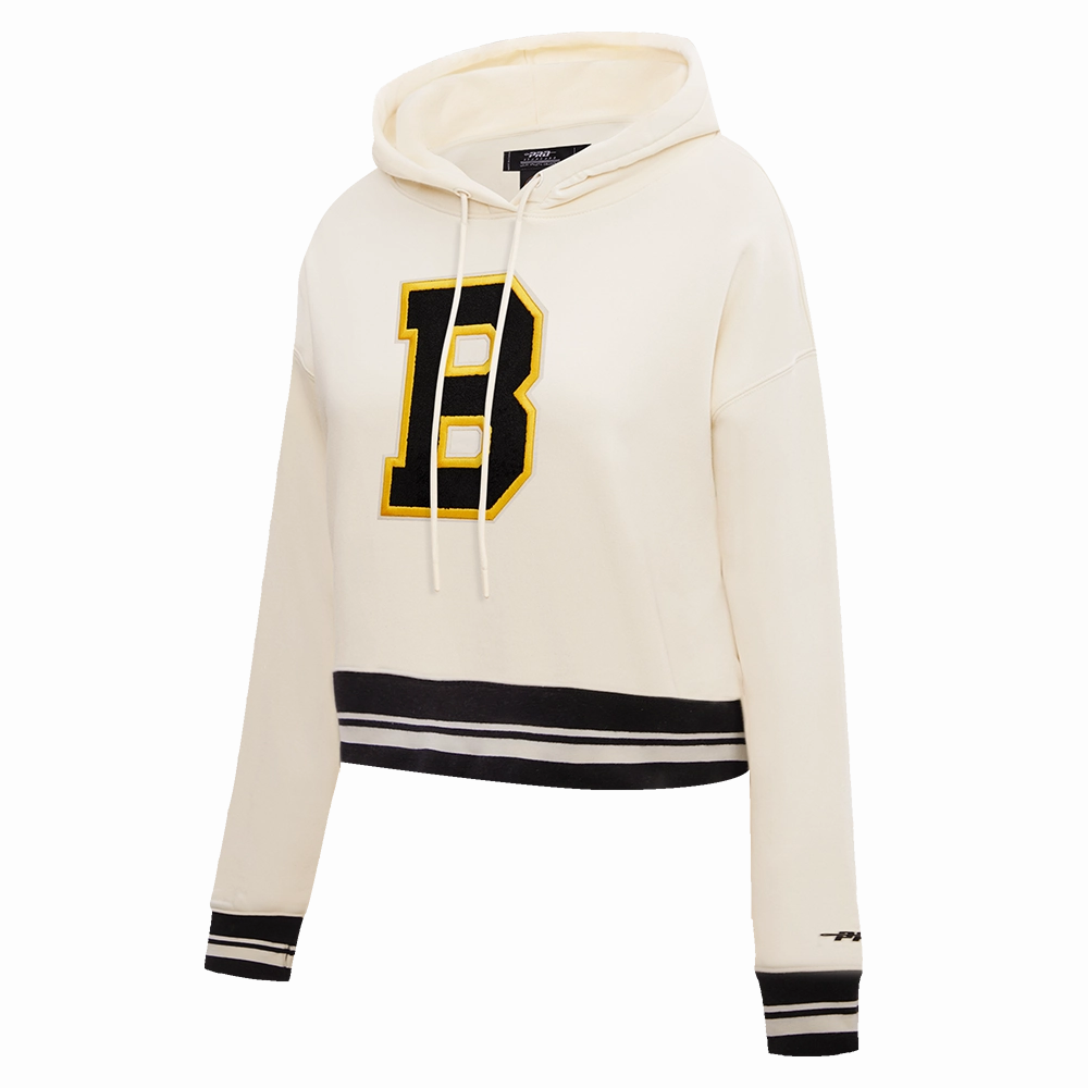 SUDADERA CON GORRO NHL BOSTON BRUINS RETRO CLASSICS PARA MUJER