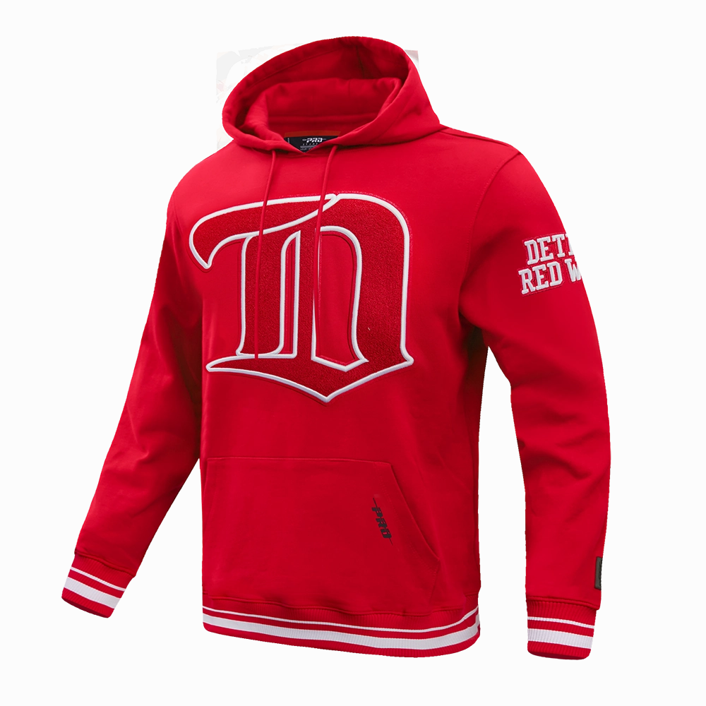 SUDADERA CON GORRO NHL DETROIT RED WINGS RETRO CLASSICS