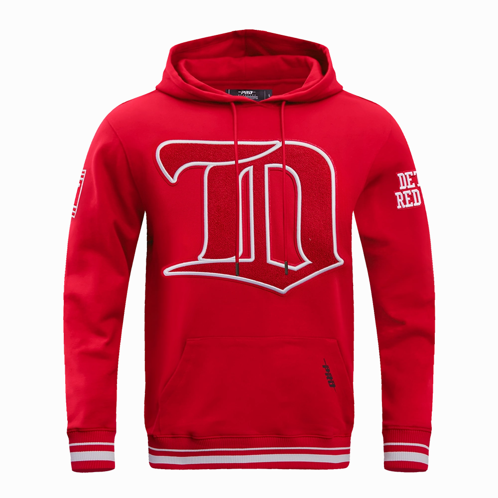 SUDADERA CON GORRO NHL DETROIT RED WINGS RETRO CLASSICS