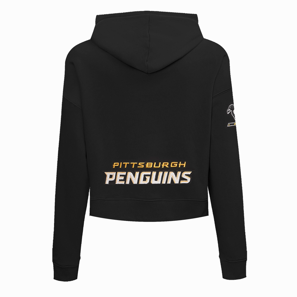 SUDADERA CON GORRO NHL PITTSBURGH PENGUINS CLASSIC CHENILLE PARA MUJER