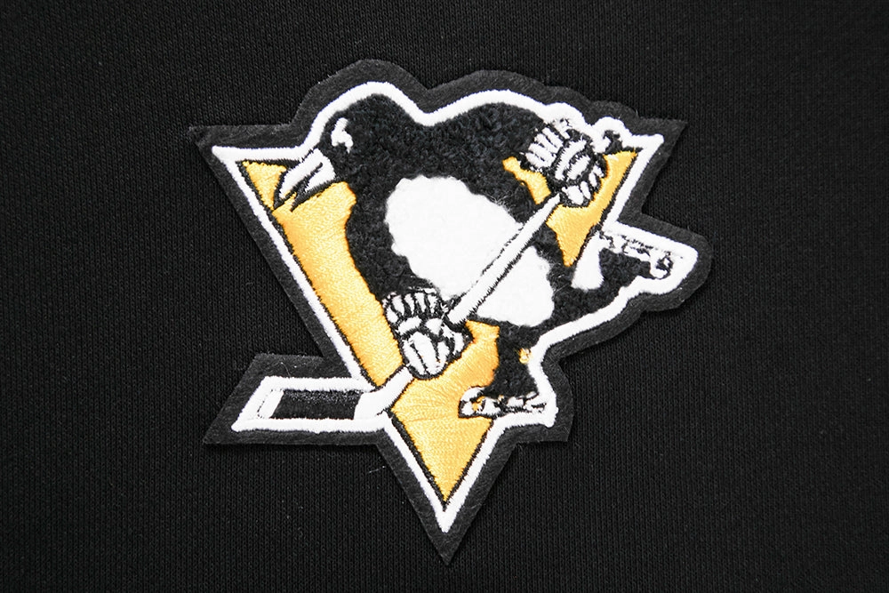 SUDADERA CON GORRO NHL PITTSBURGH PENGUINS CLASSIC CHENILLE PARA MUJER