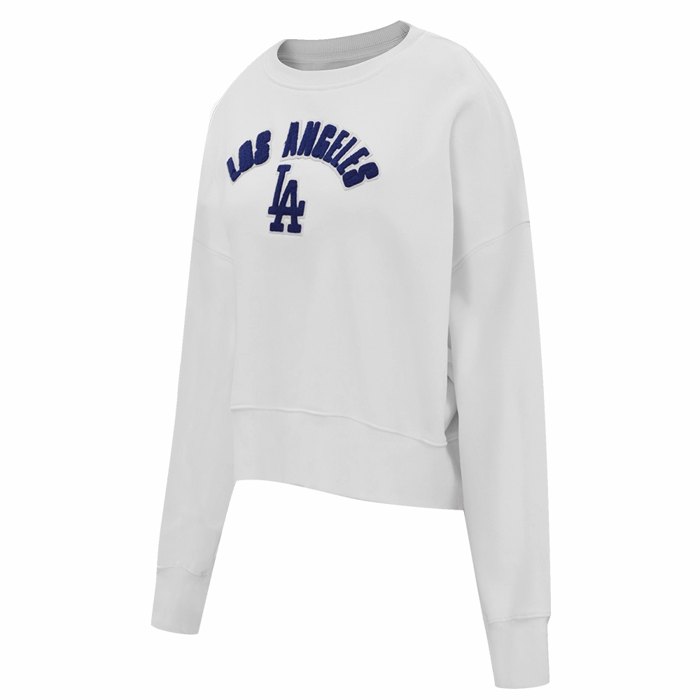 SUDADERA DE CUELLO REDONDO MLB LOS ANGELES DODGERS CLASSIC ESSENTIALS PARA MUJER