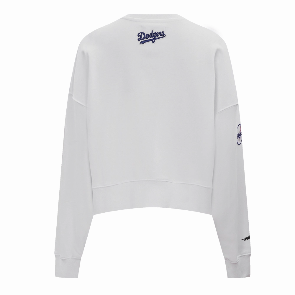 SUDADERA DE CUELLO REDONDO MLB LOS ANGELES DODGERS CLASSIC ESSENTIALS PARA MUJER