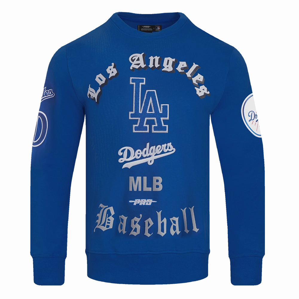 SUDADERA DE CUELLO REDONDO MLB LOS ANGELES DODGERS OLD ENGLISH
