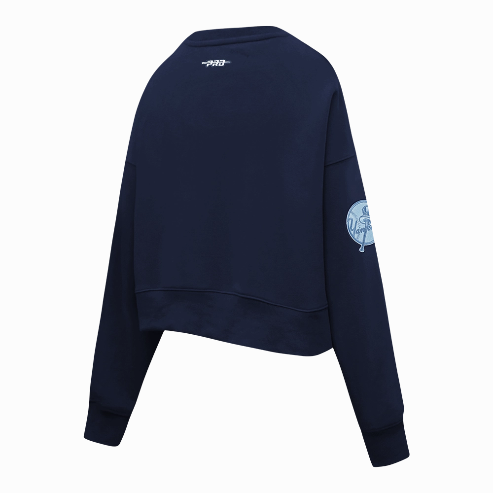 SUDADERA DE CUELLO REDONDO MLB NEW YORK YANKEES COUNTRY CLUB PARA MUJER