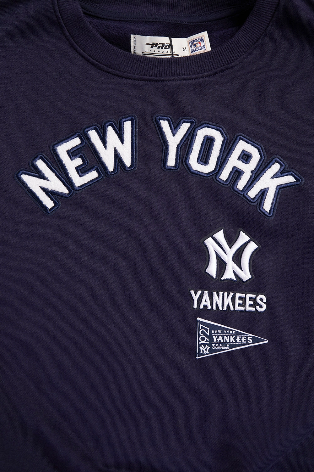 SUDADERA DE CUELLO REDONDO MLB NEW YORK YANKEES RETRO CLASSICS PARA MUJER