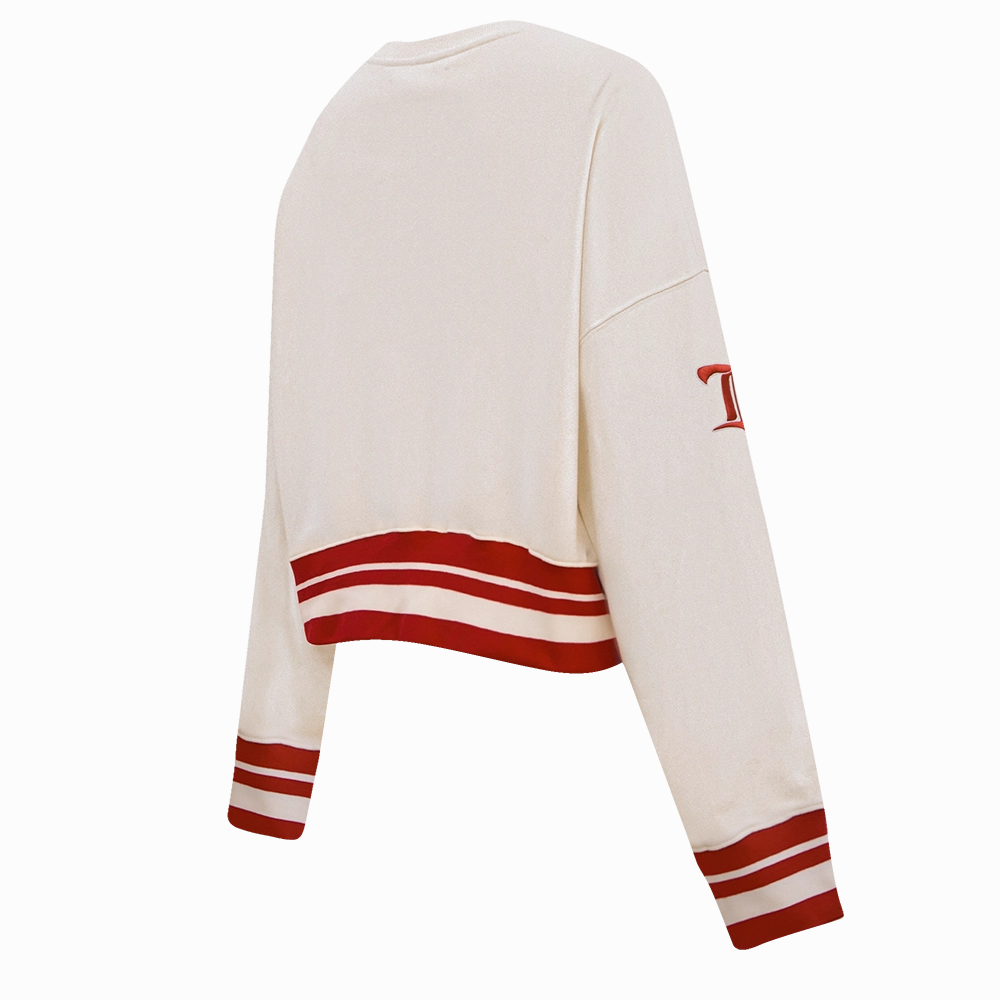 SUDADERA DE CUELLO REDONDO NHL DETROIT RED WINGS RETRO CLASSICS PARA MUJER