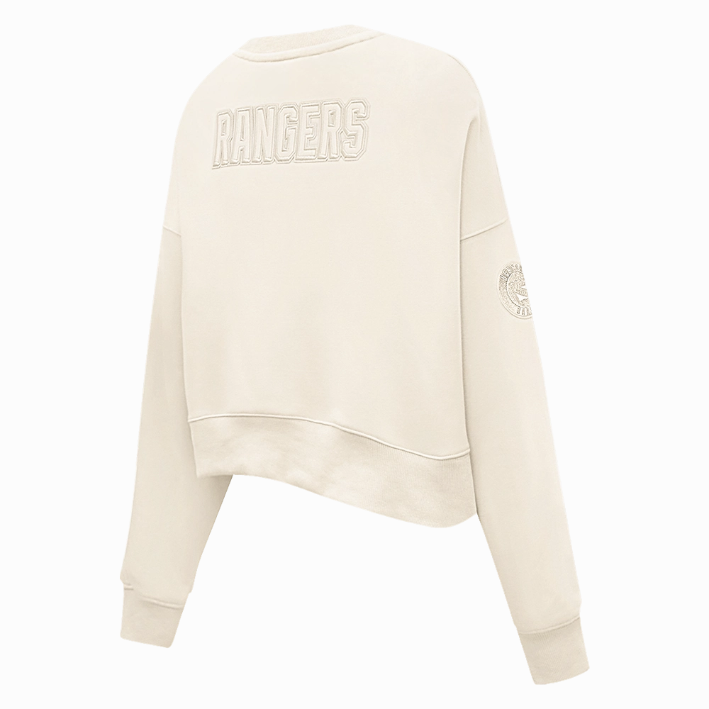 SUDADERA DE CUELLO REDONDO NHL NEW YORK RANGERS NEUTRAL PARA MUJER