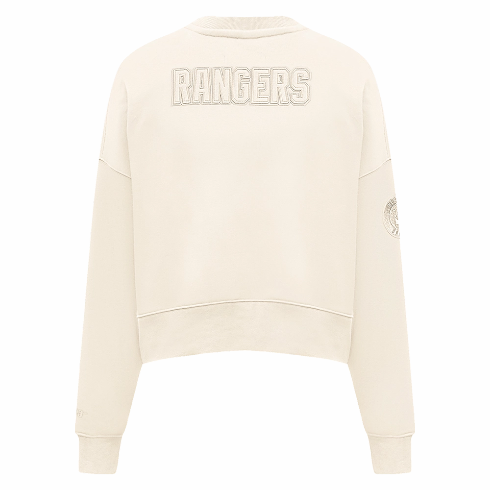 SUDADERA DE CUELLO REDONDO NHL NEW YORK RANGERS NEUTRAL PARA MUJER