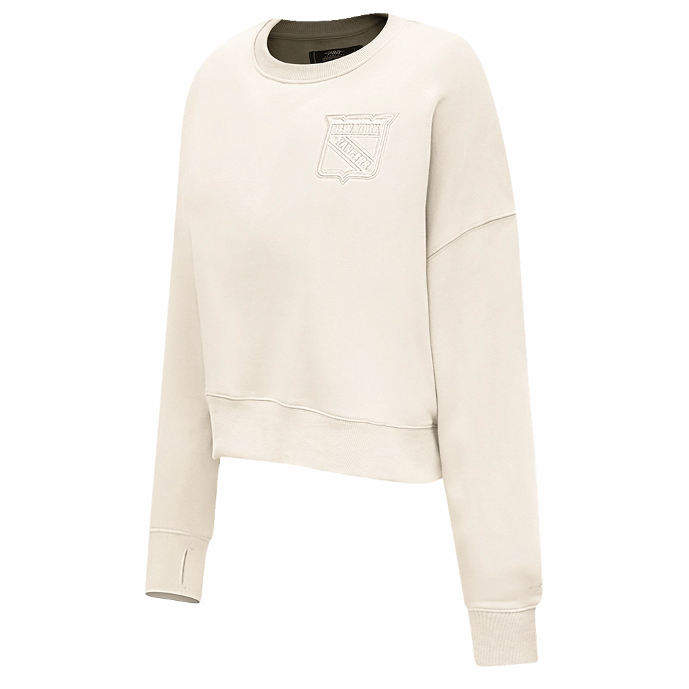 SUDADERA DE CUELLO REDONDO NHL NEW YORK RANGERS NEUTRAL PARA MUJER