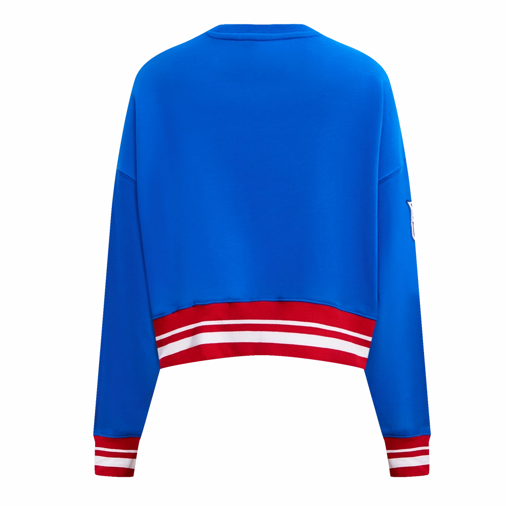 SUDADERA DE CUELLO REDONDO NHL NEW YORK RANGERS RETRO CLASSICS PARA MUJER