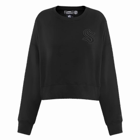 SUDADERA DE CUELLO REDONDO NHL SEATTLE KRAKEN NEUTRAL PARA MUJER