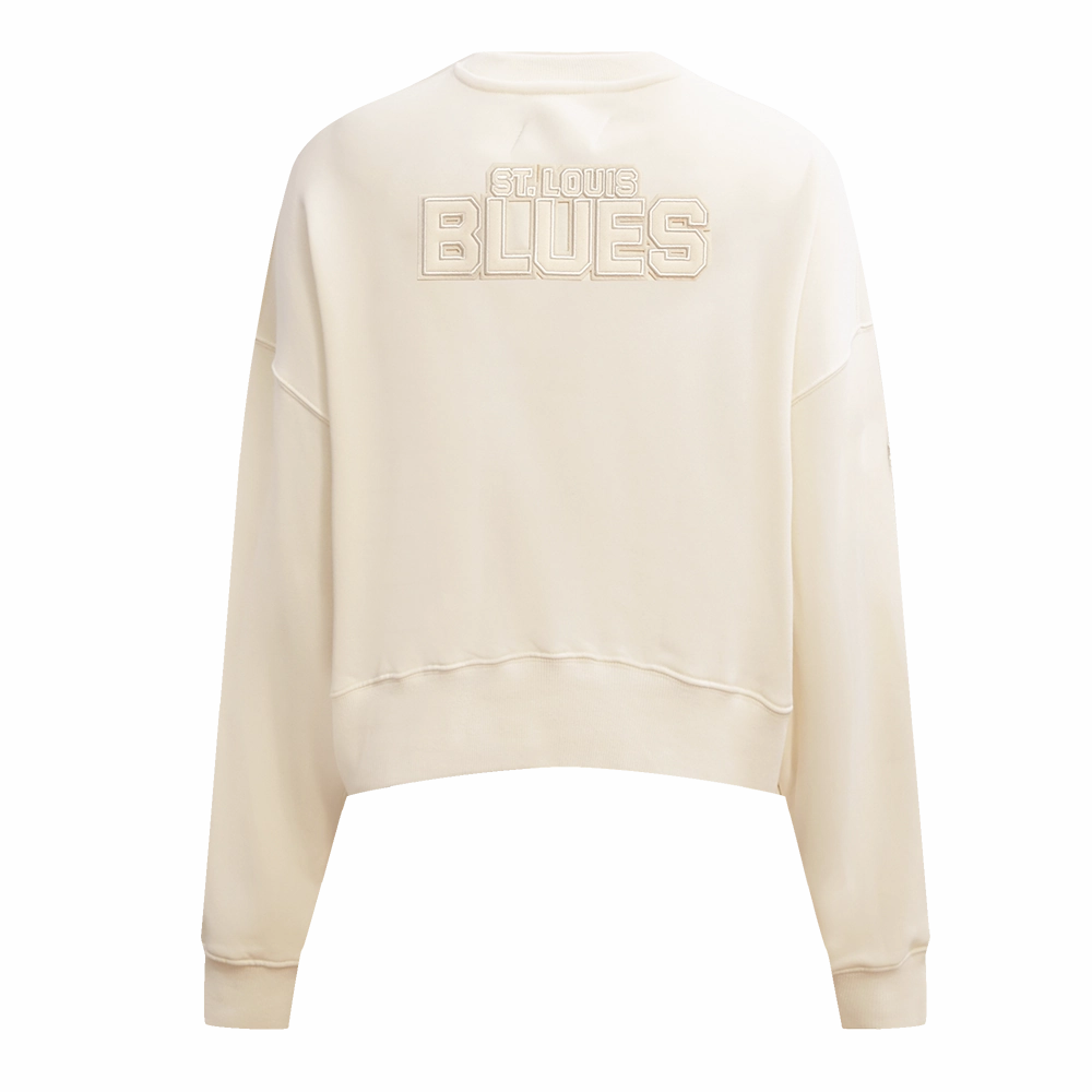 SUDADERA DE CUELLO REDONDO NHL ST. LOUIS BLUES NEUTRAL PARA MUJER