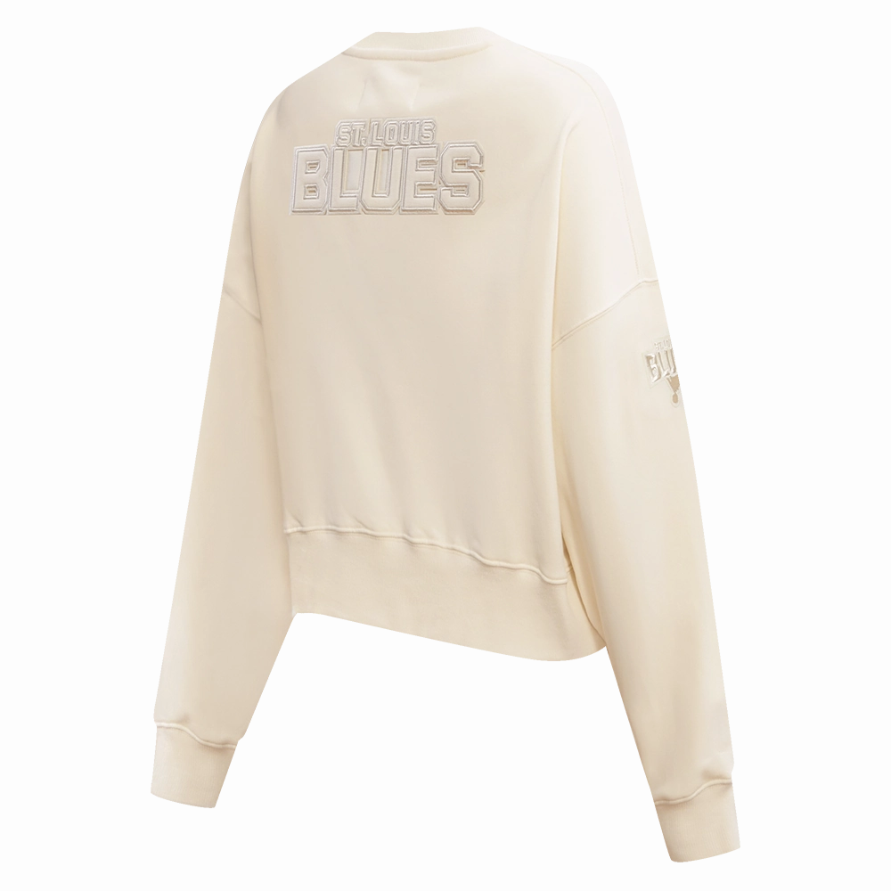 SUDADERA DE CUELLO REDONDO NHL ST. LOUIS BLUES NEUTRAL PARA MUJER