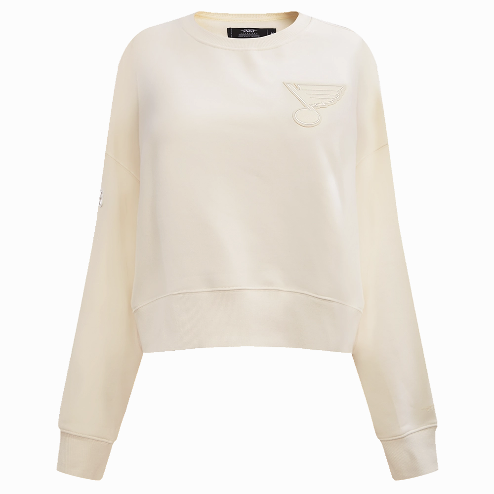 SUDADERA DE CUELLO REDONDO NHL ST. LOUIS BLUES NEUTRAL PARA MUJER
