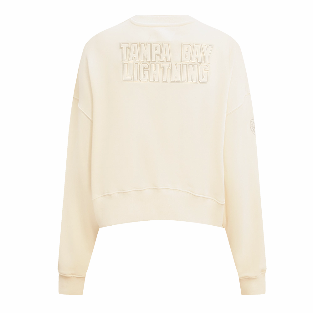 SUDADERA DE CUELLO REDONDO NHL TAMPA BAY LIGHTNING NEUTRAL PARA MUJER
