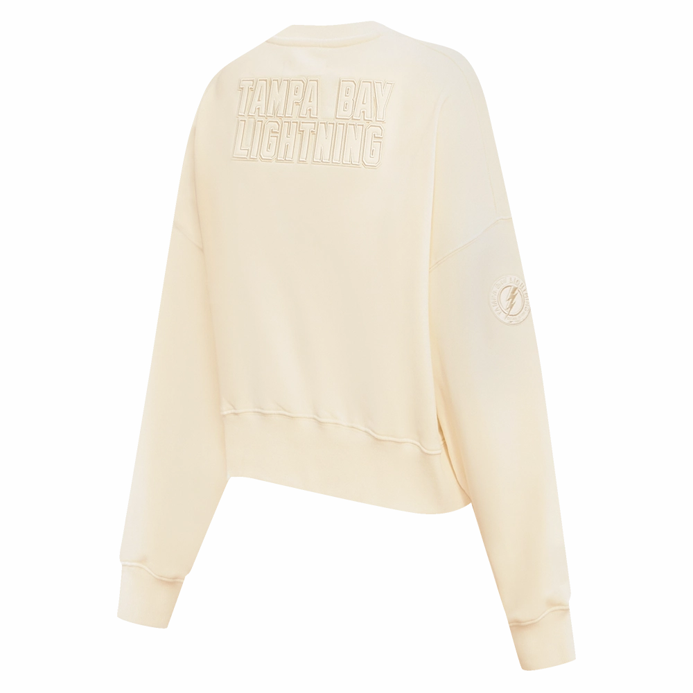 SUDADERA DE CUELLO REDONDO NHL TAMPA BAY LIGHTNING NEUTRAL PARA MUJER