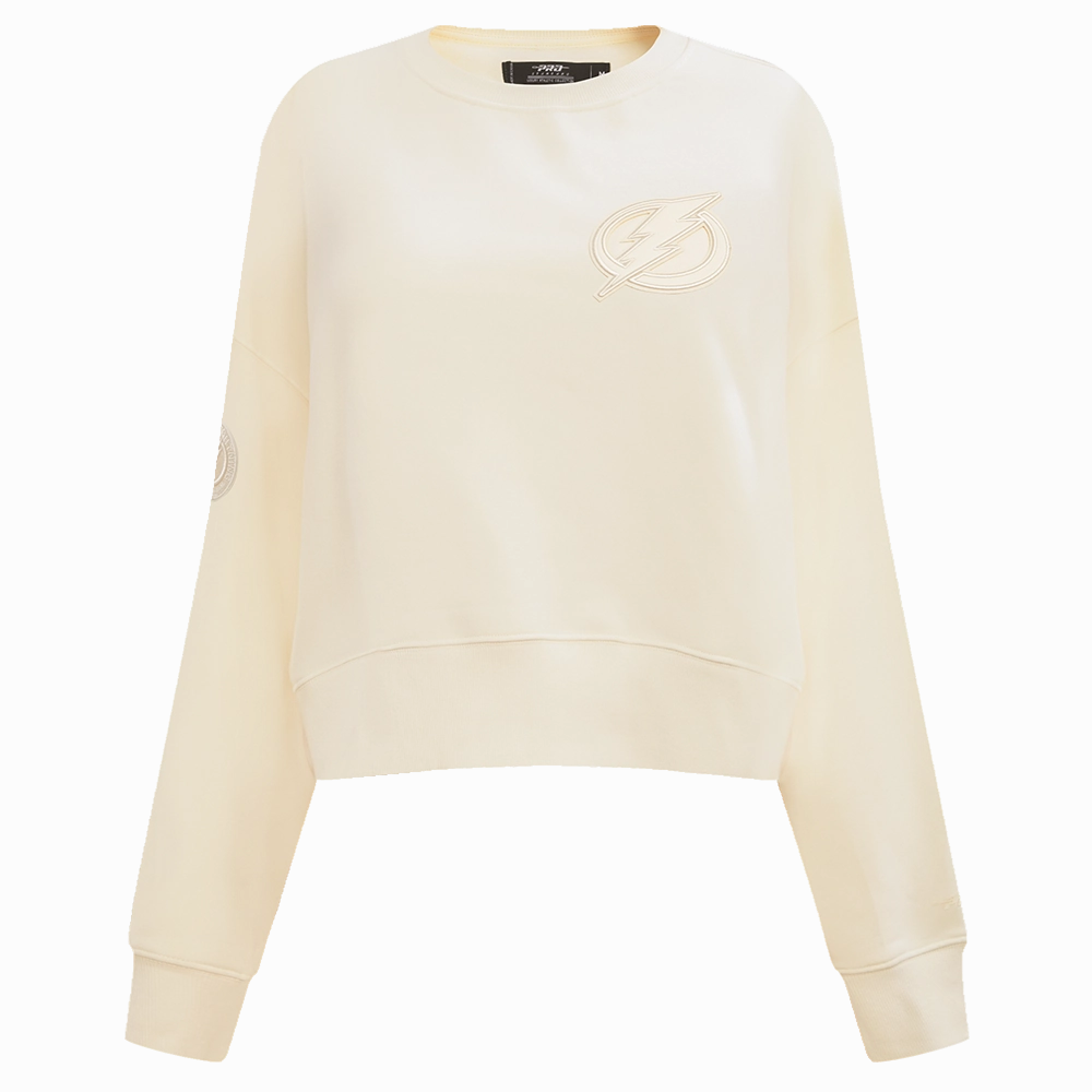 SUDADERA DE CUELLO REDONDO NHL TAMPA BAY LIGHTNING NEUTRAL PARA MUJER
