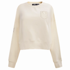 SUDADERA DE CUELLO REDONDO NHL VEGAS GOLDEN KNIGHTS NEUTRAL PARA MUJER