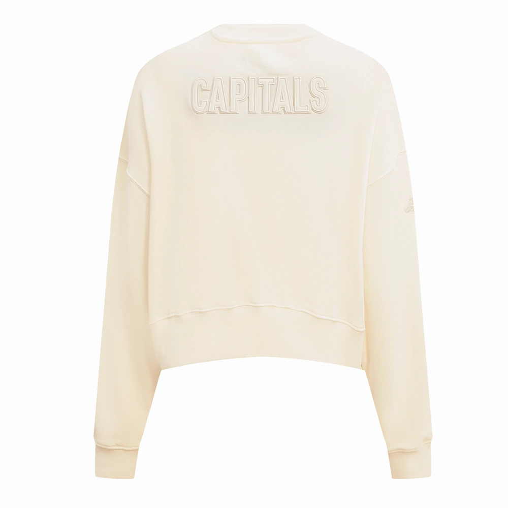 SUDADERA DE CUELLO REDONDO NHL WASHINGTON CAPITALS NEUTRAL PARA MUJER