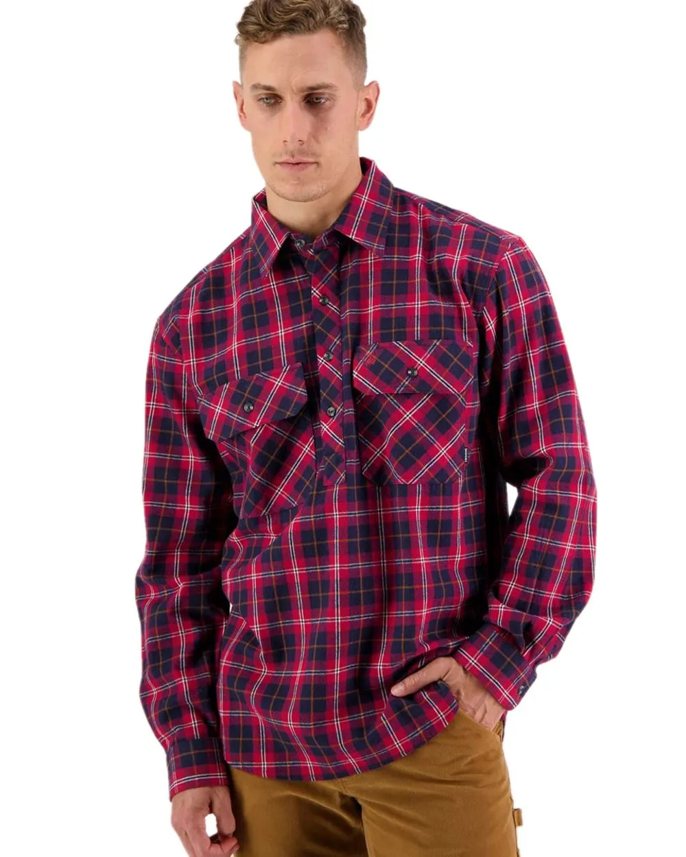 Swanndri Mens Barn Shirt Workwear Button Shirts