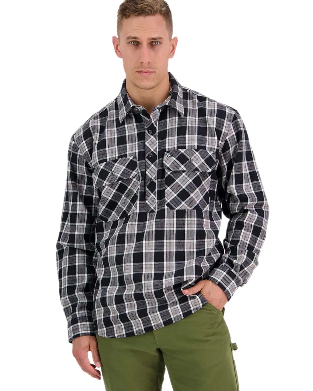 Swanndri Mens Barn Shirt Workwear Button Shirts