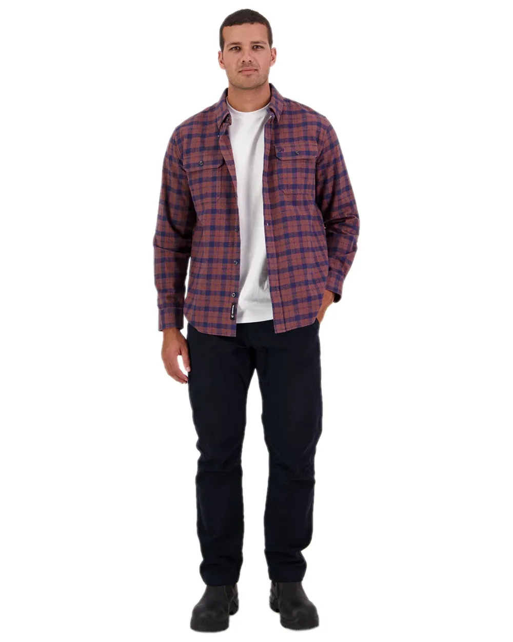 Swanndri Mens Bedrock Canvas Work Pants Heavy Duty Work Pants