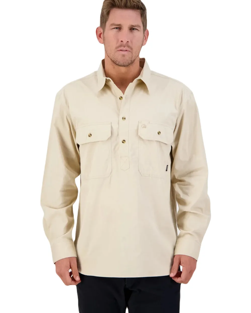 Swanndri Mens Bendigo Long Sleeve Work Shirt Bushcraft Flannel Shirts