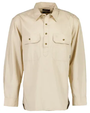 Swanndri Mens Bendigo Long Sleeve Work Shirt Breathable Work Shirts