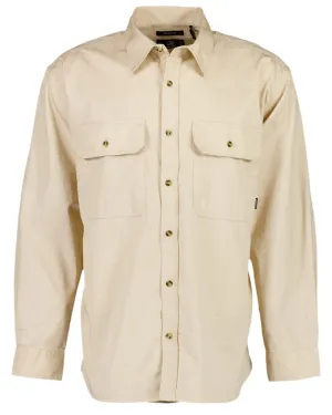 Swanndri Mens Byron Long Sleeve Shirt Breathable Work Shirts