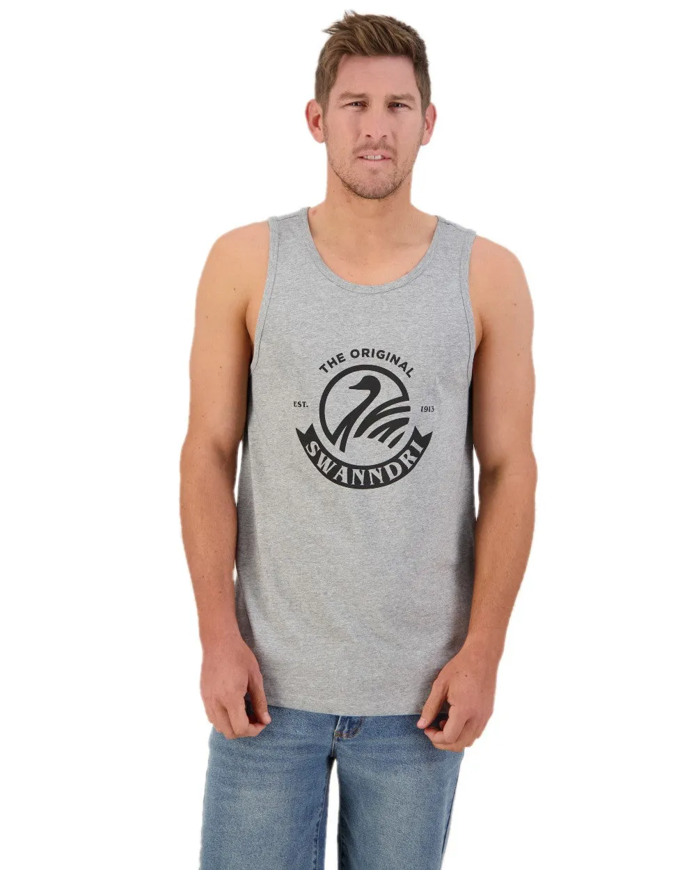 Swanndri Mens Classic Singlet Cotton Farming Shirts