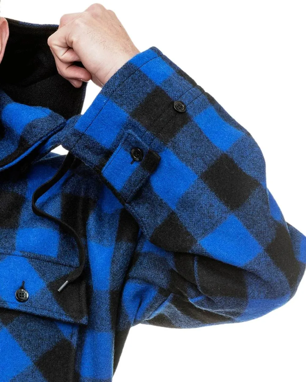 Swanndri Mens Mosgiel Wool Bushshirt with Zip Up Front Bushcraft Flannel Shirts