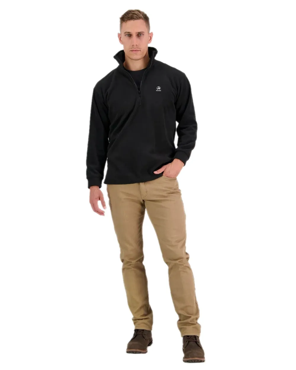 Swanndri Mens Motu Fleece Pullover Walking Fleece Jackets