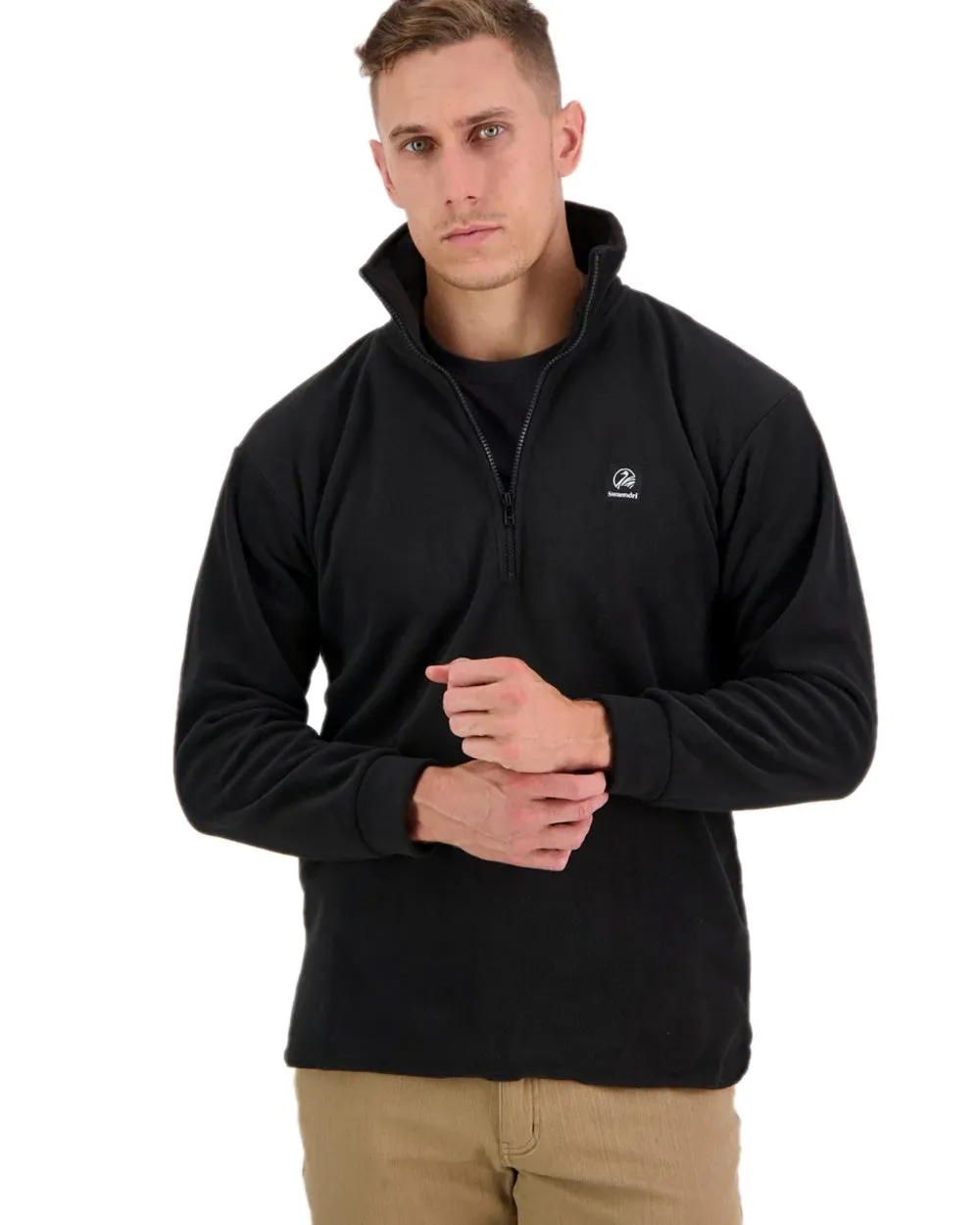 Swanndri Mens Motu Fleece Pullover Walking Fleece Jackets