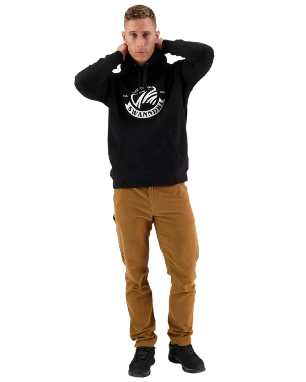 Swanndri Mens Original Fleece Hoodie Hooded Sweatshirts Men