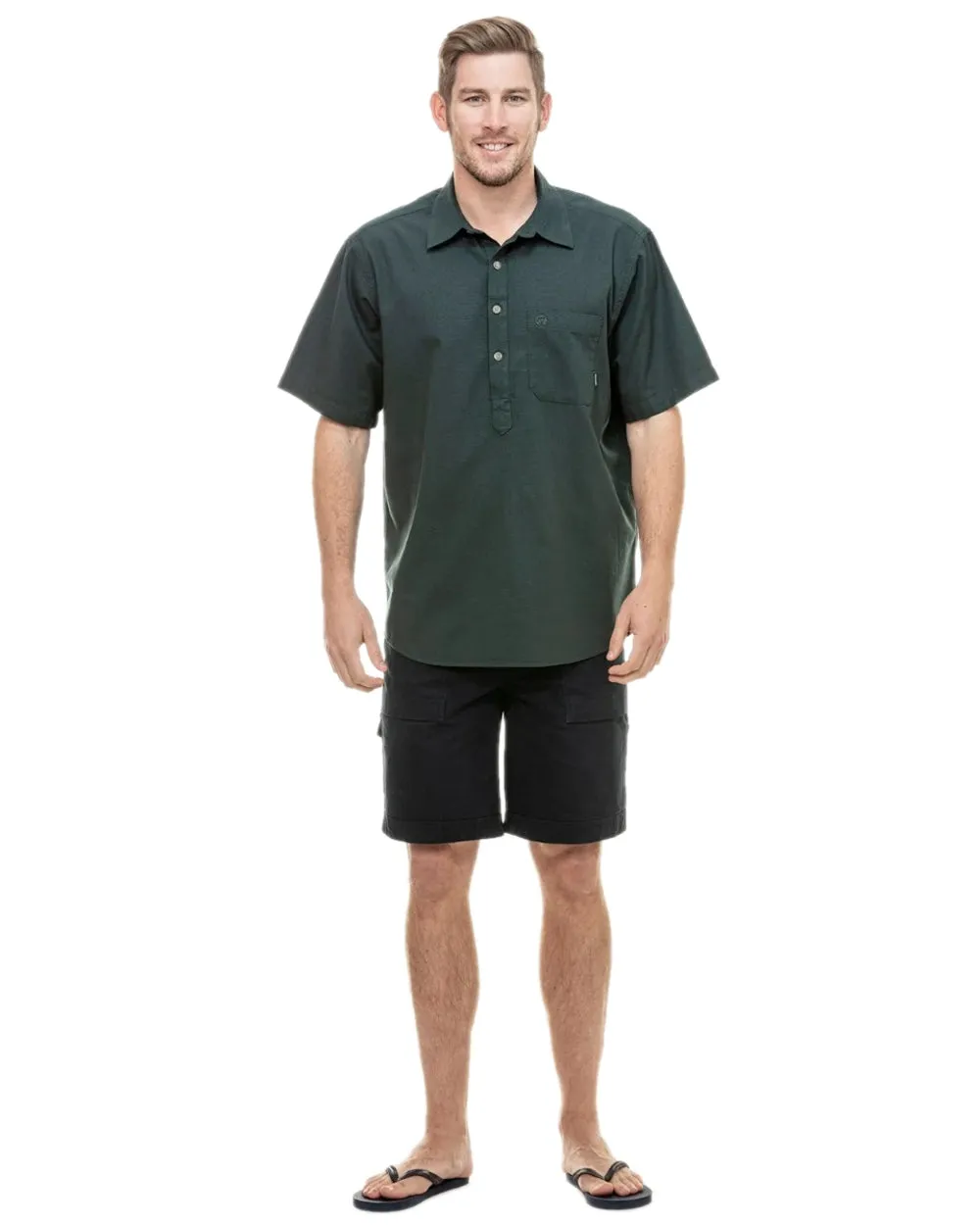 Swanndri Mens Paihia Short Sleeve Shirt Hiking Shirts for Men