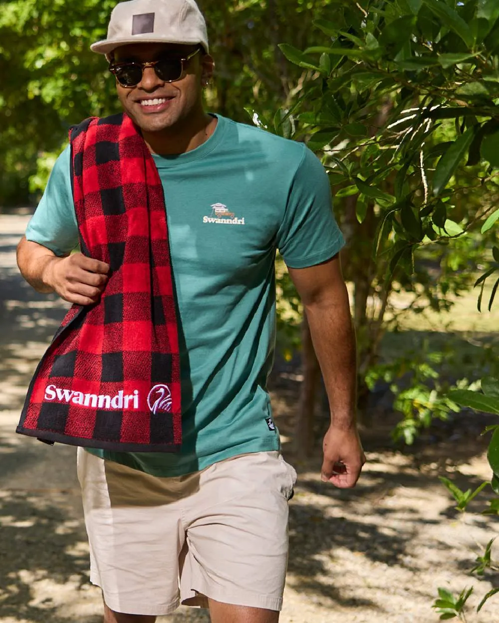 Swanndri Mens Pop Top Printed T Shirt Hiking Shirts for Men