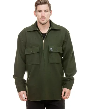 Swanndri Mens Ranger Wool Zip Front Bushshirt Breathable Work Shirts