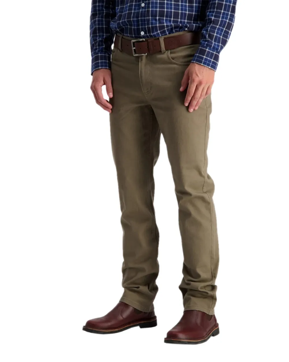Swanndri Mens Riffle Cotton Stretch Jeans Classic Blue Jeans Men