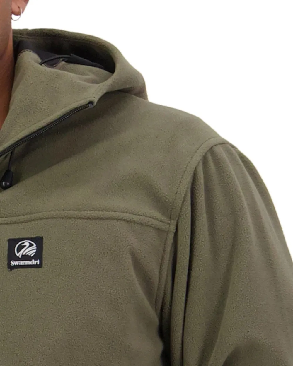 Swanndri Mens Tundra V2 Technical Fleece Anorak Dog Walking Waterproof Jackets